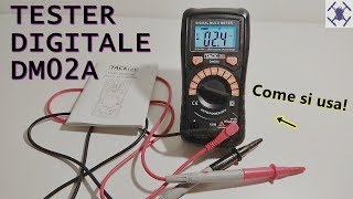 Tester multimetro Come si usa - Tacklife DM02A