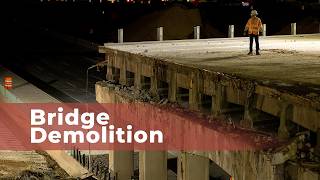 Montgomery Bridge Demolition Time-Laps | NMDOT