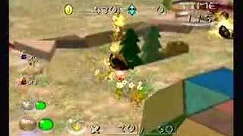 Pikmin 2 Challenge Mode Walkthrough - Three Color Training