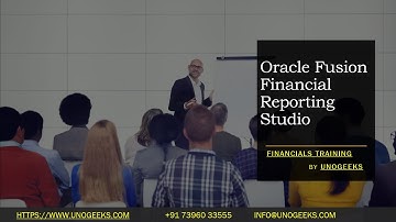 Oracle Fusion Financials Training|Oracle Fusion Financial Reporting Studior|Oracle Fusion Financials