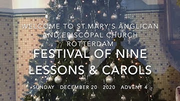 Advent 4: Service of Lessons & Carols from St. Mary