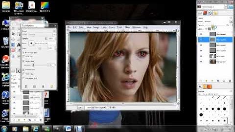 How to Make Someone into a Vampire Diaries Vampire on GIMP