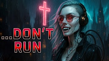 DON’T RUN | Cyberpunk Vampire Love Song | Music Video | Dark Romance