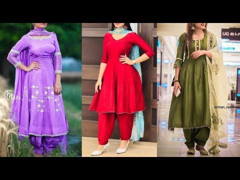 latest punjabi frock suits