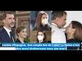 Letizia despagne  son couple bat de laile la reine nest plus aussi chaleureuse avec son mari