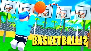 I Played BASKETBALL In Roblox Ball Throwing Simulator And Got INSANE MONEY!!