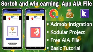 Scratch and Win earning app AIA File for kodular free 2021 | Free Kodular AIA File download. screenshot 4