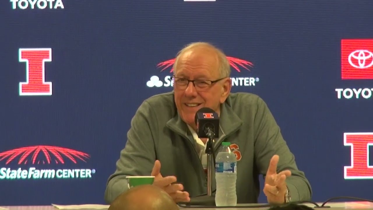 Jim Boeheim Postgame at Illinois