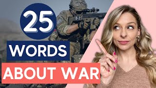 English Vocabulary about War | Russia and Ukraine