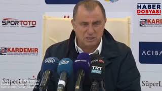 Karabükspor 0 - 7 Galatasaray Maç Sonu Fatih Terimden Açıklamalar