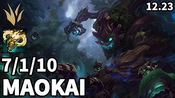 Maokai Jungle vs Kindred - EUW Master | Patch 12.23