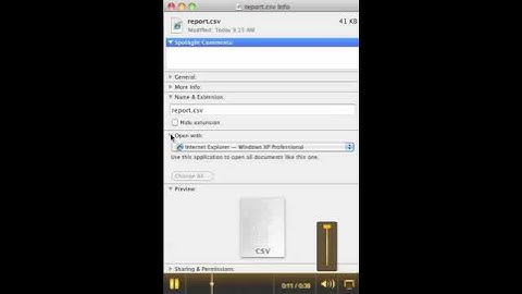 How to set the default program for a file type and change the file associations in Mac OS X