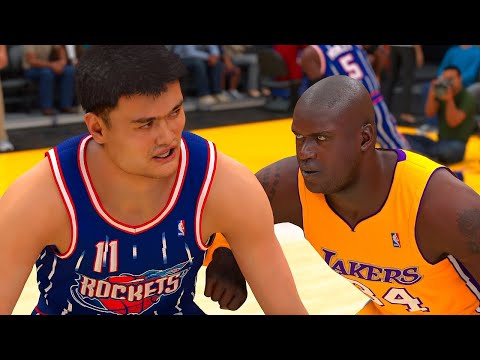 Rookie Yao Ming vs PRIME Shaq! NBA 2K24 Yao Ming My Career