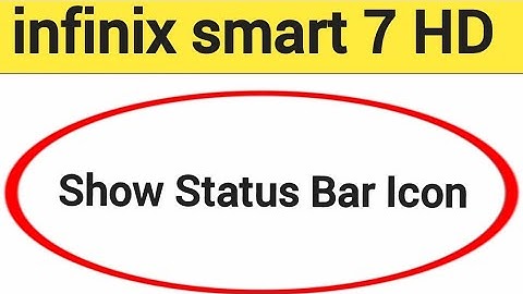 How to show status bar icon, infinix smart 7 HD me status bar icon Kaise lagaen