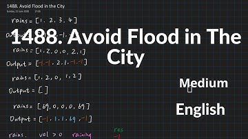 LeetCode 1488. Avoid Flood in The City Explanation and Solution