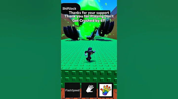 ROBLOX: don’t get crushed by 67 #roblox #robloxgames #shorts