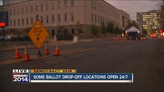 Some ballot drop-off locations open 24/7