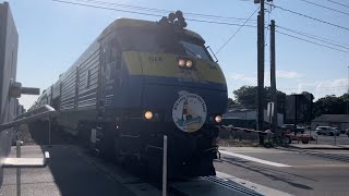 LIRR Train #16 514/516 “The Cannonball" Passing By the Mastic Railroad Crossing!