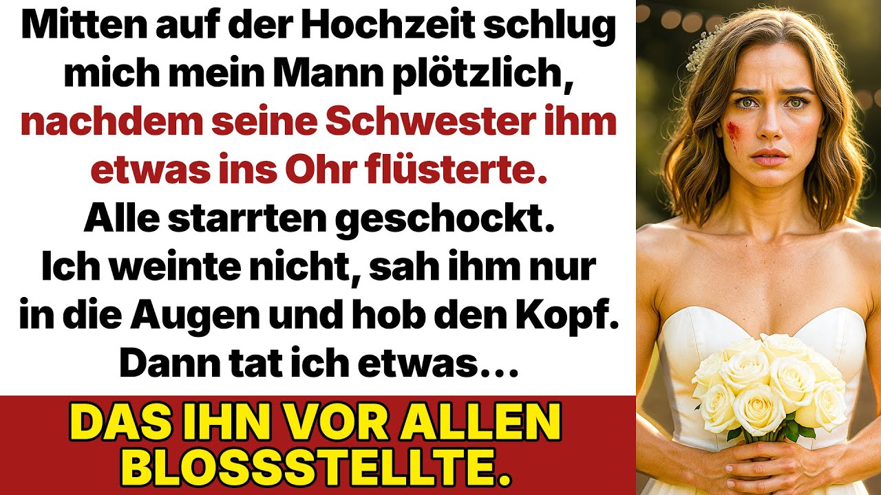 Mein Mann schlug mich auf unserer Hochzeit – was ich dann tat, zerstörte ihn völlig!