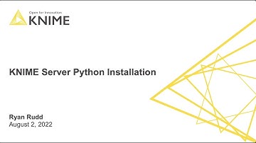 KNIME Server Python Installation