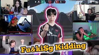 Top Pro Streamers React First *Ace* In Vct Master Shanghai Insane Moment's