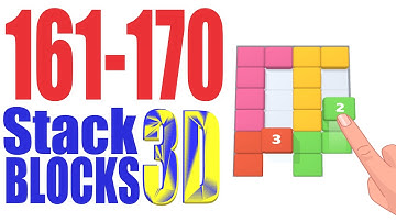 Stack Blocks 3D Level 161 162 163 164 165 166 167 168 169 170