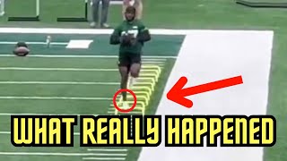 Malachi Corley FLASHES Fast Feet At New York Jets Rookie Camp | Aaron Rodgers NEW Randall Cobb