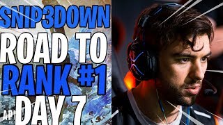 Snip3down (XBOX) ROAD TO RANK #1 DAY 7 - BEST CONTROLLER PLAYER - DEVOTION & PROWLER- Apex Legends