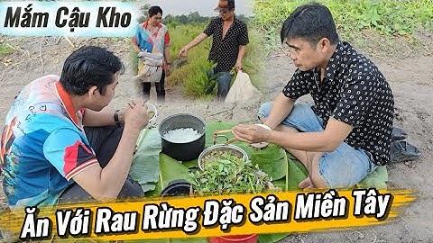 LỤC BÌNH chấm với MẮM KHO, hoa đồng cỏ nội làm no lòng người| Đặc sản miền sông nước