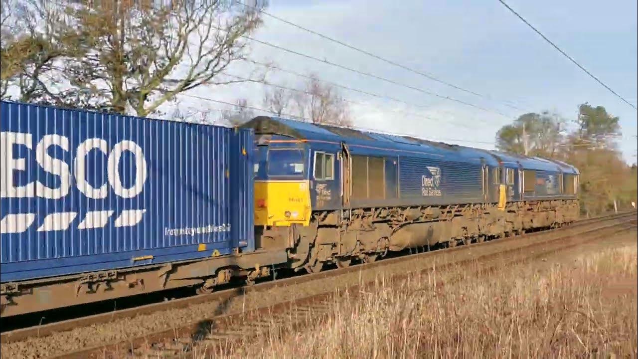 66421/66431 4s43 Daventry Mossend Euroterminal Tesco, Christmas Eve