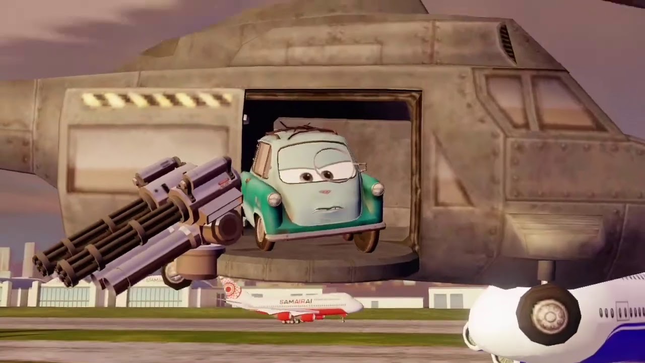 Cars 2 The Video Game Sheriff all the Hunter modes on Hard mode YouTube