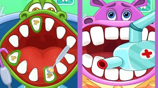 Animal Dentist Doctor game / Hayvan diş doktoru oyunu 👩‍⚕️ screenshot 3