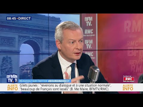 Bruno Le Maire ministre de l'économie, est l'invité de J.J ...