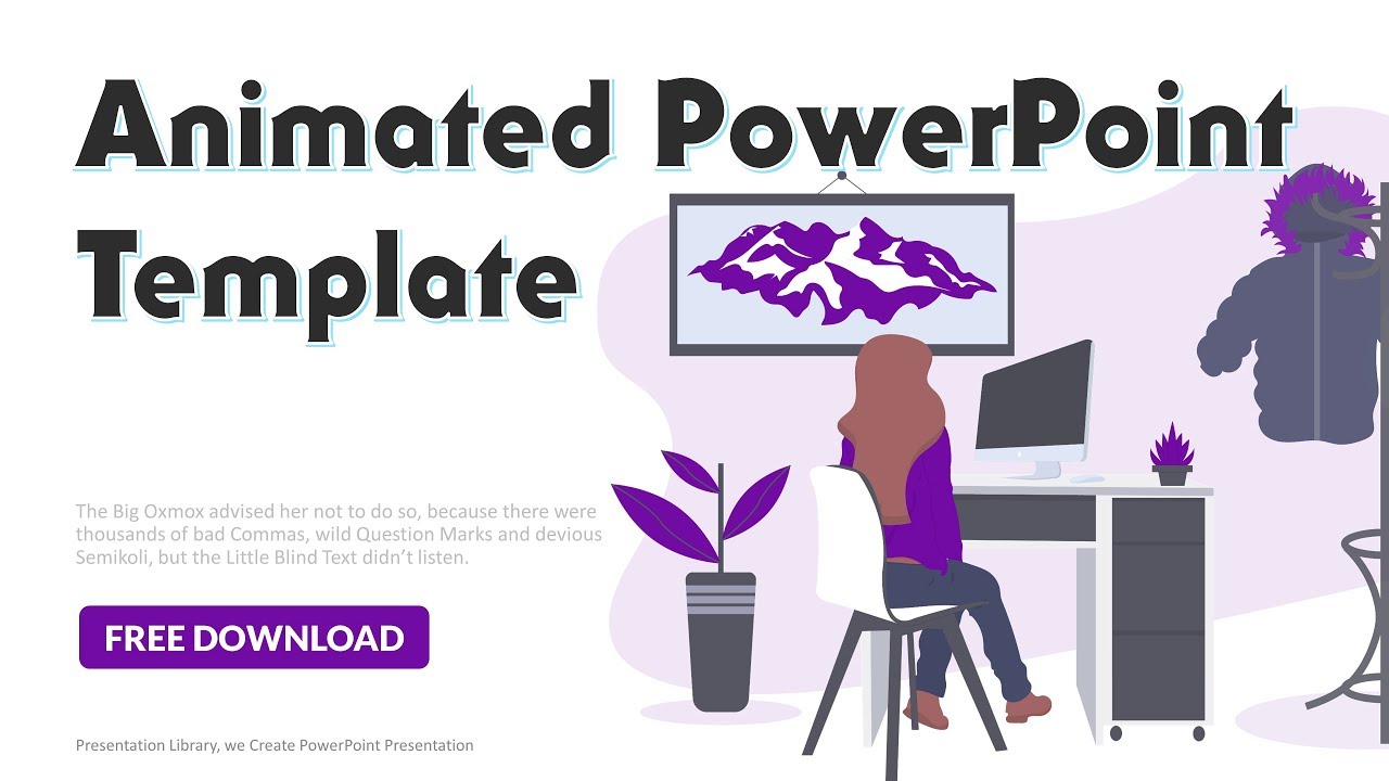 free powerpoint animation template