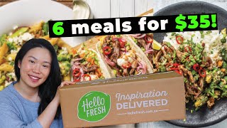 HELLO FRESH AUSTRALIA - Taste Test and Review! | Meal Kit Delivery Grocery Haul