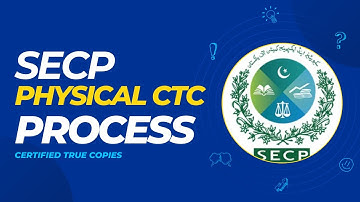 How to apply certified true copy in SECP | SECP CTC Process | SECP Physical CTC Process