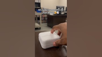 Take notes with this completely Inkless printer!😱 #study #studyvlog #studywithme #studytips #foryou