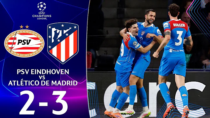 PSV Eindhoven vs Atlético Madrid 2-3 Highlights Goals | UEFA Champions League 2025