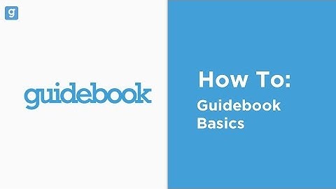Guidebook Basics