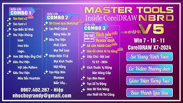 MasterToolsNBRD v5.0 - Đã phát hành - CorelDRAW Macros