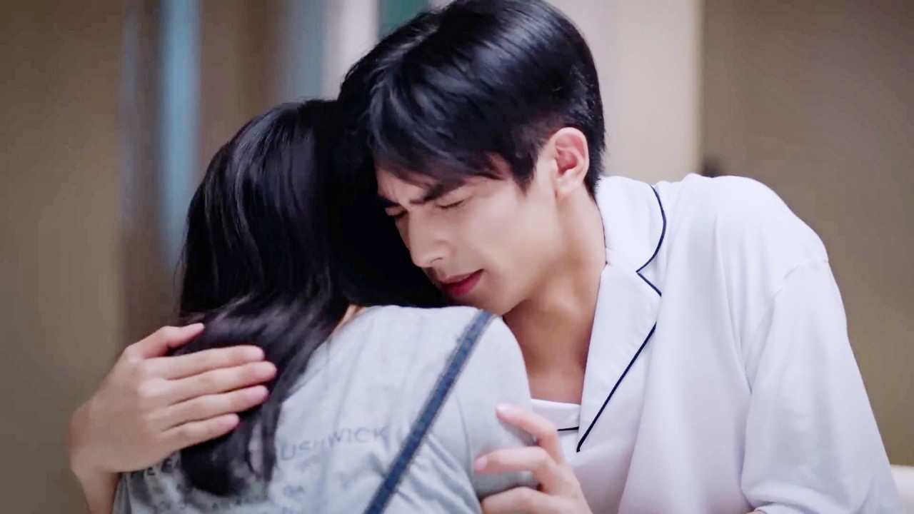 She bites his arm to vent after fighting with her friend—he doesn’t pull away, letting her bite him!