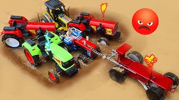 Diy tractor stuck in mud mini science project Part 13 || ‎@Ghost Villa 