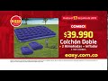 ¡Siempre preparado para el descanso! combo Colchón Doble + 2 Almohadas + Inflador.