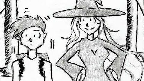 The Traveler and The Witch (storyboard)