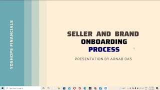 Brand and Seller Onboarding Process in Yoshops | Brand Onboarding Proposal from E-commerce Business