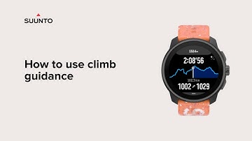 How to use Suunto Climb Guidance
