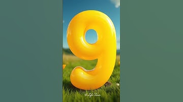 Yellow Nature Countdown 💛🌿 | 9 to 0 with Voice #countdown #timer #shorts