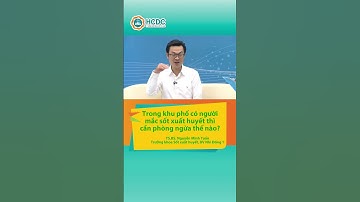 HCDC | Trong khu phố có người mắc sốt xuất huyết thì cần phòng ngừa như thế nào?