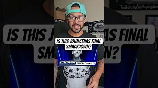 Could this be John Cena&#39;s FINAL WWE Smackdown? #wwe #prowrestling #smackdown #johncena #cmpunk