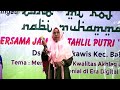 NERVES BANGET | Ibu Ketua Panitia Acara Isra' dan Mi'raj Jama'ah Tahlil Putri Al-Hikmah Mayangkawis